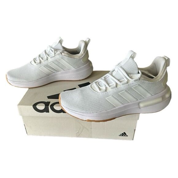 Adidas Racer TR23 White Gum Sole Men\'s Size 8 Running Training Shoes ID2718
